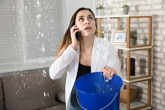 water damage restoration service Blue Village